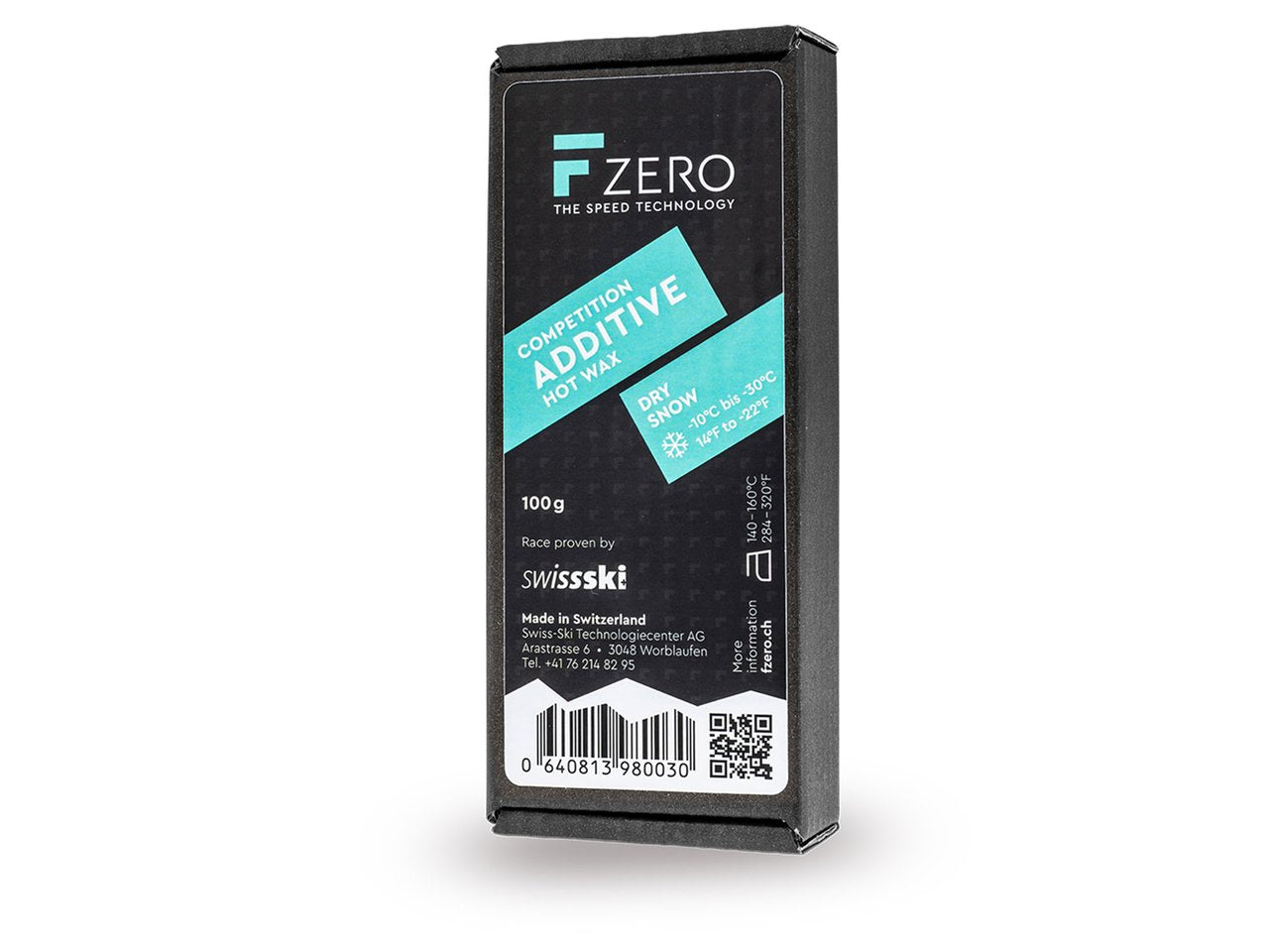 FZero Hot Wax Additive Turquoise/Dry Snow 100 g