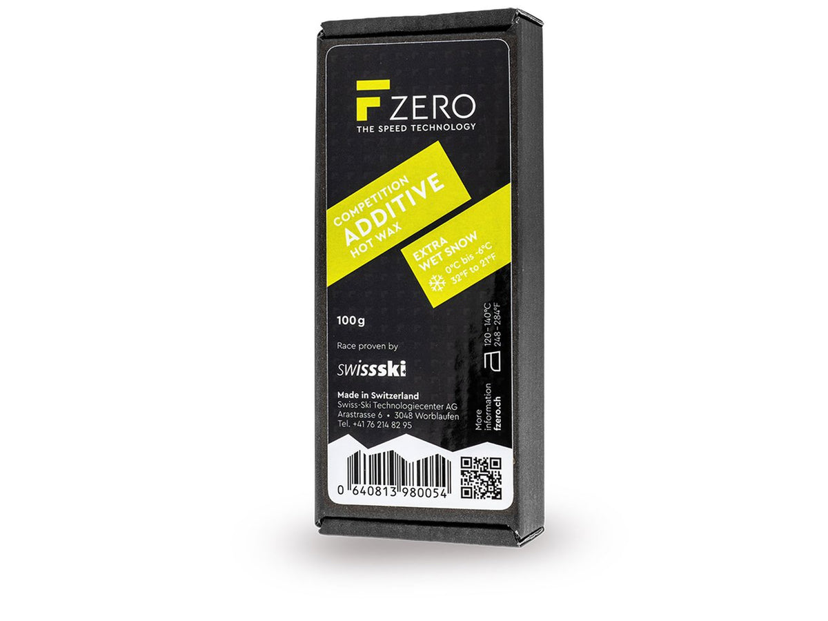 FZero Hot Wax Additive Neon Yellow/Extra Wet Snow 100 g